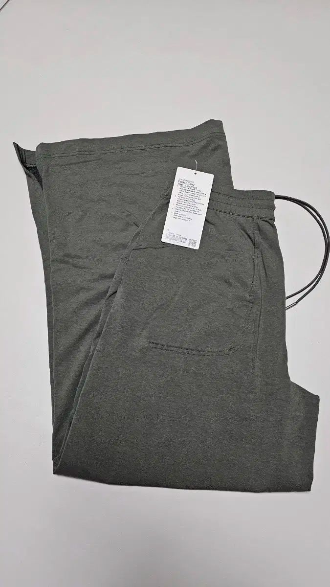  ルルレモン フレンチテリー ハイウエスト パンツ 8 カーキ ジョガーパンツ スウェットパンツ パンツ