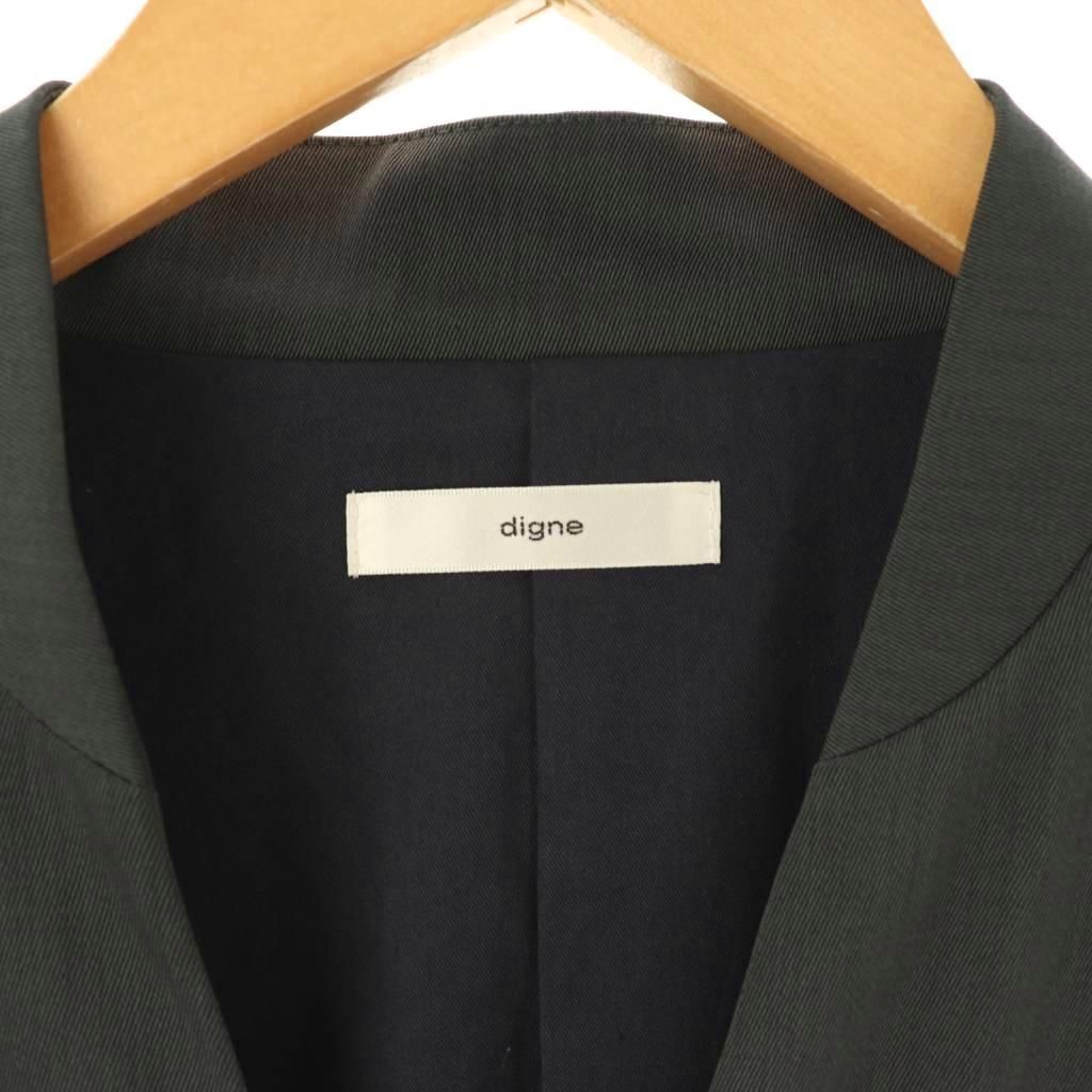 ディニュ digne 25SS collarless jacket Vol.5 ジャケット カラーレス