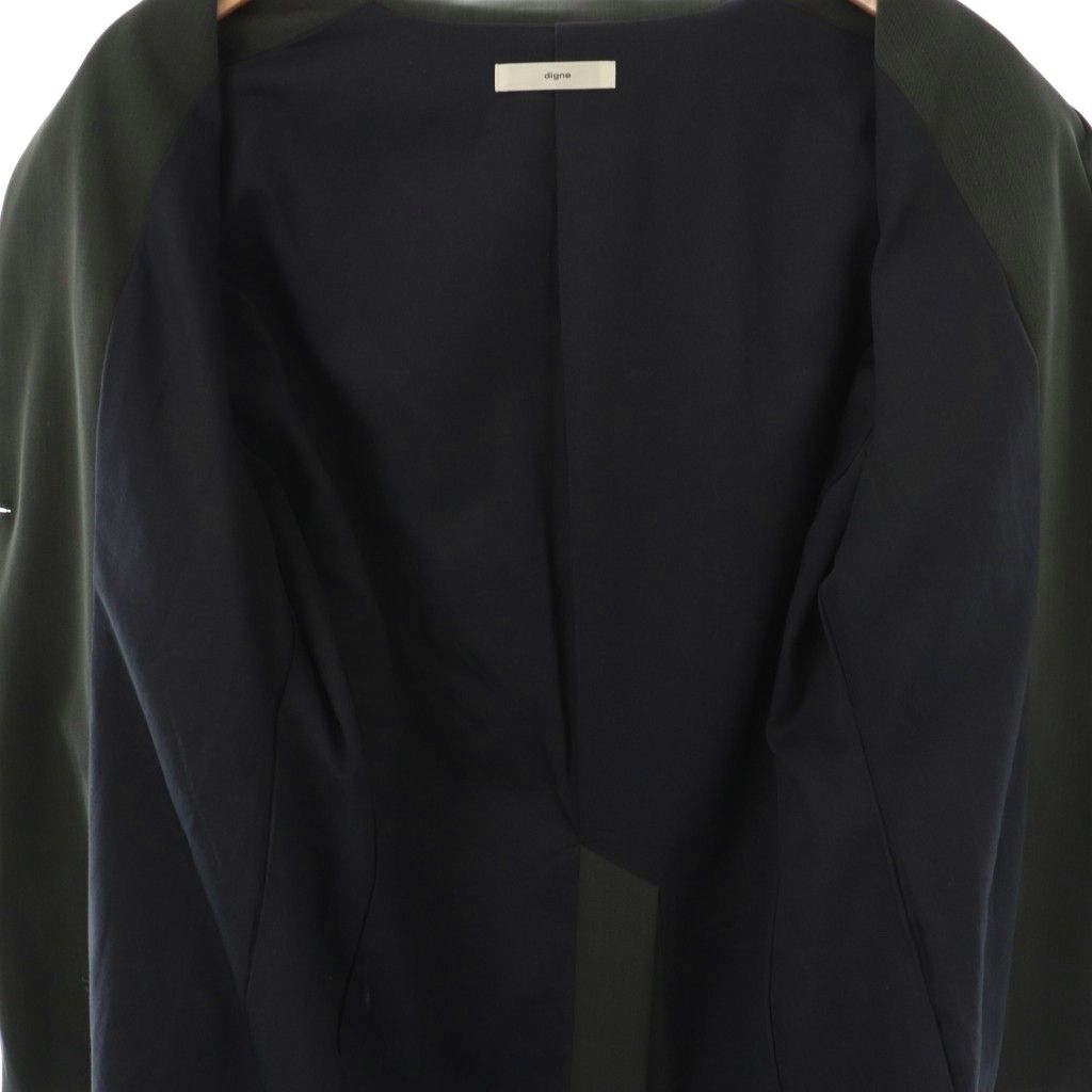 ディニュ digne 25SS collarless jacket Vol.5 ジャケット カラーレス