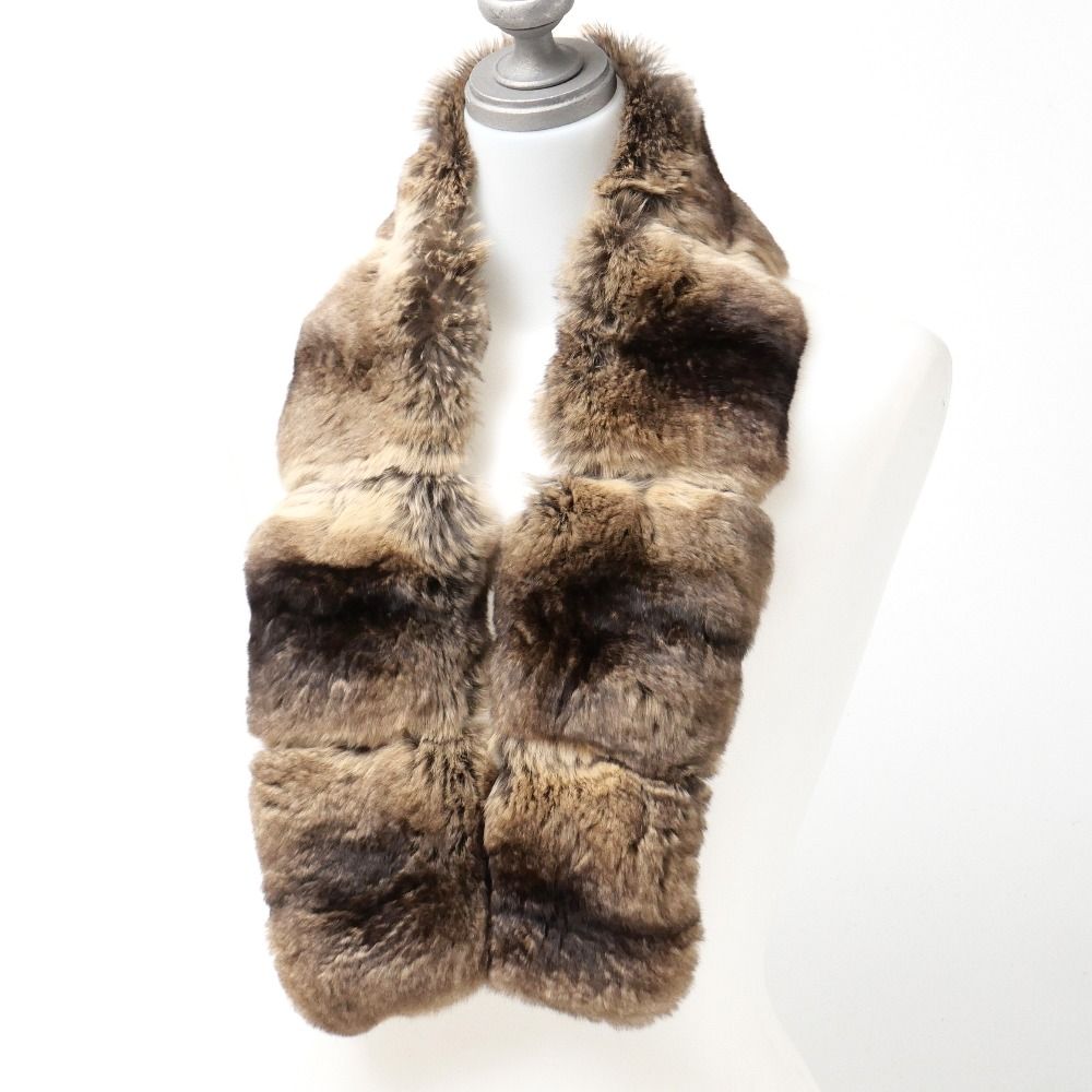 □美品□FOXEY BOUTIQUE フォクシー ブティック ストール チンチラ