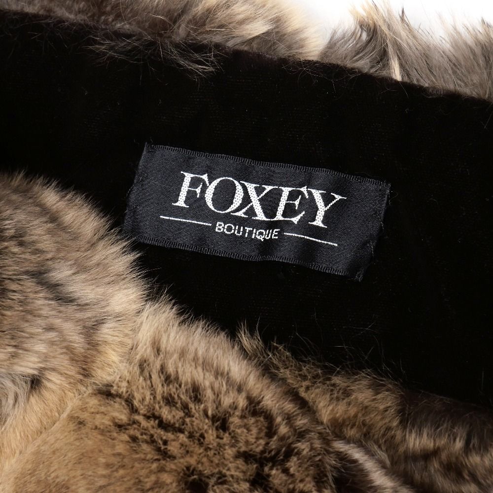 □美品□FOXEY BOUTIQUE フォクシー ブティック ストール チンチラ