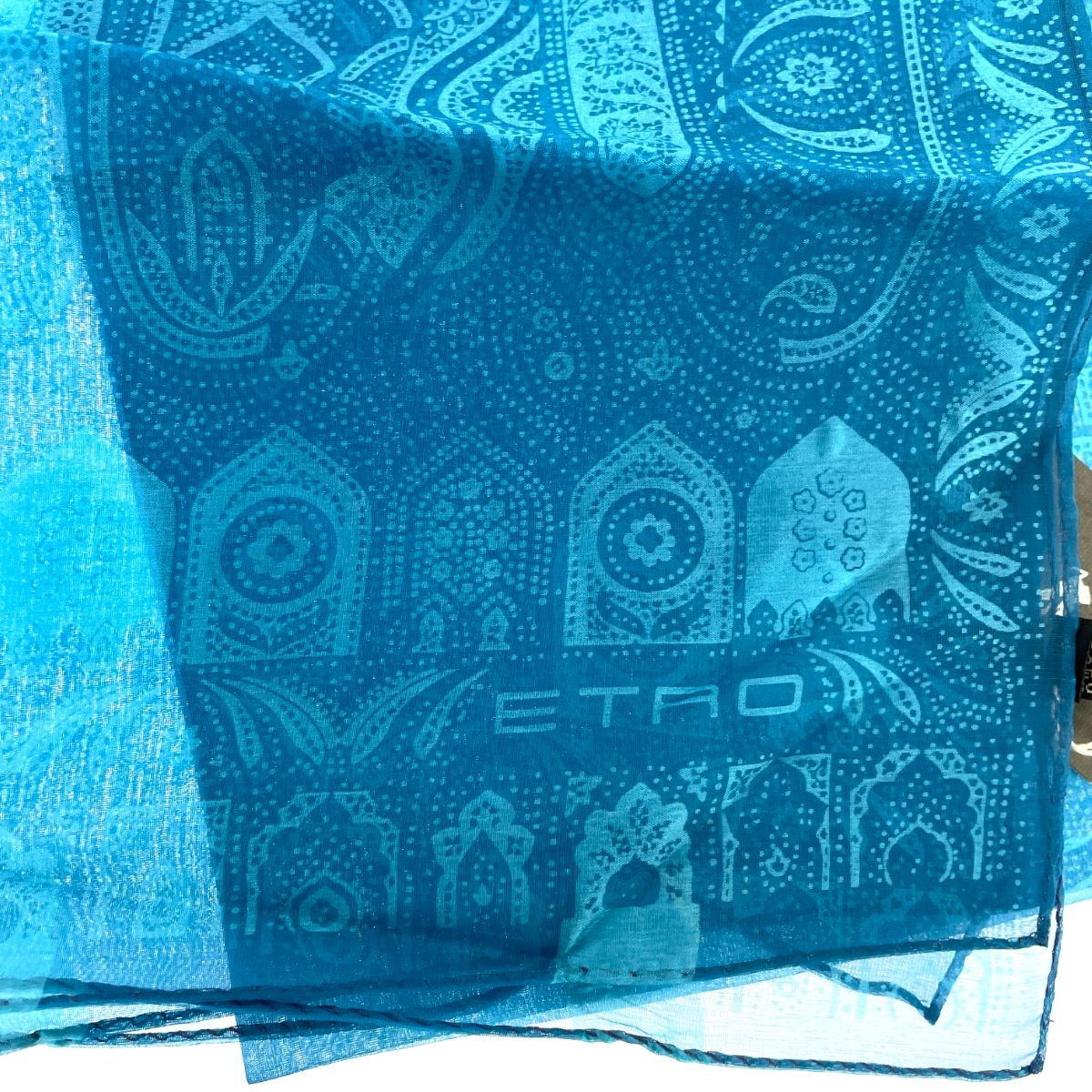 ETRO エトロ ロングスカーフ ペイズリー/シルク100％ シルク100