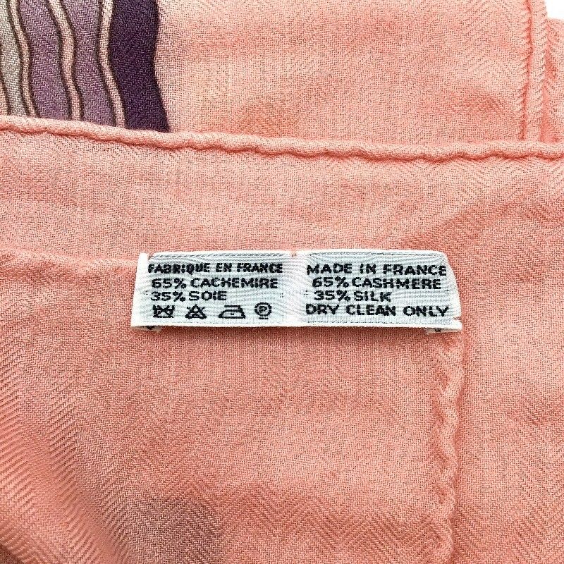  エルメス HERMES カレジュアン140 カシミヤ シルク レディース スカーフ その他 小物