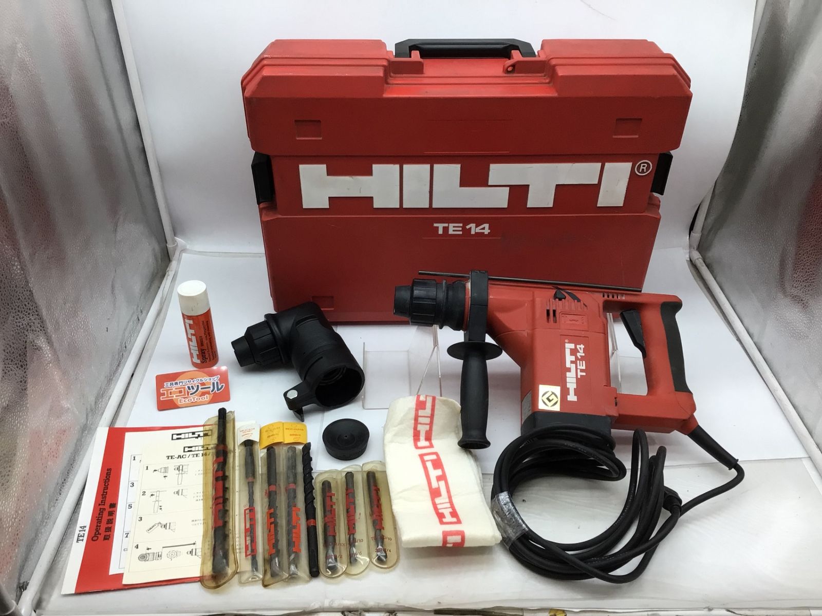 品 HILTI ヒルティ 100VSDSプラスロータリーハンマードリル TE14 ITB3LXA1RORO エコツール知立店 M02
