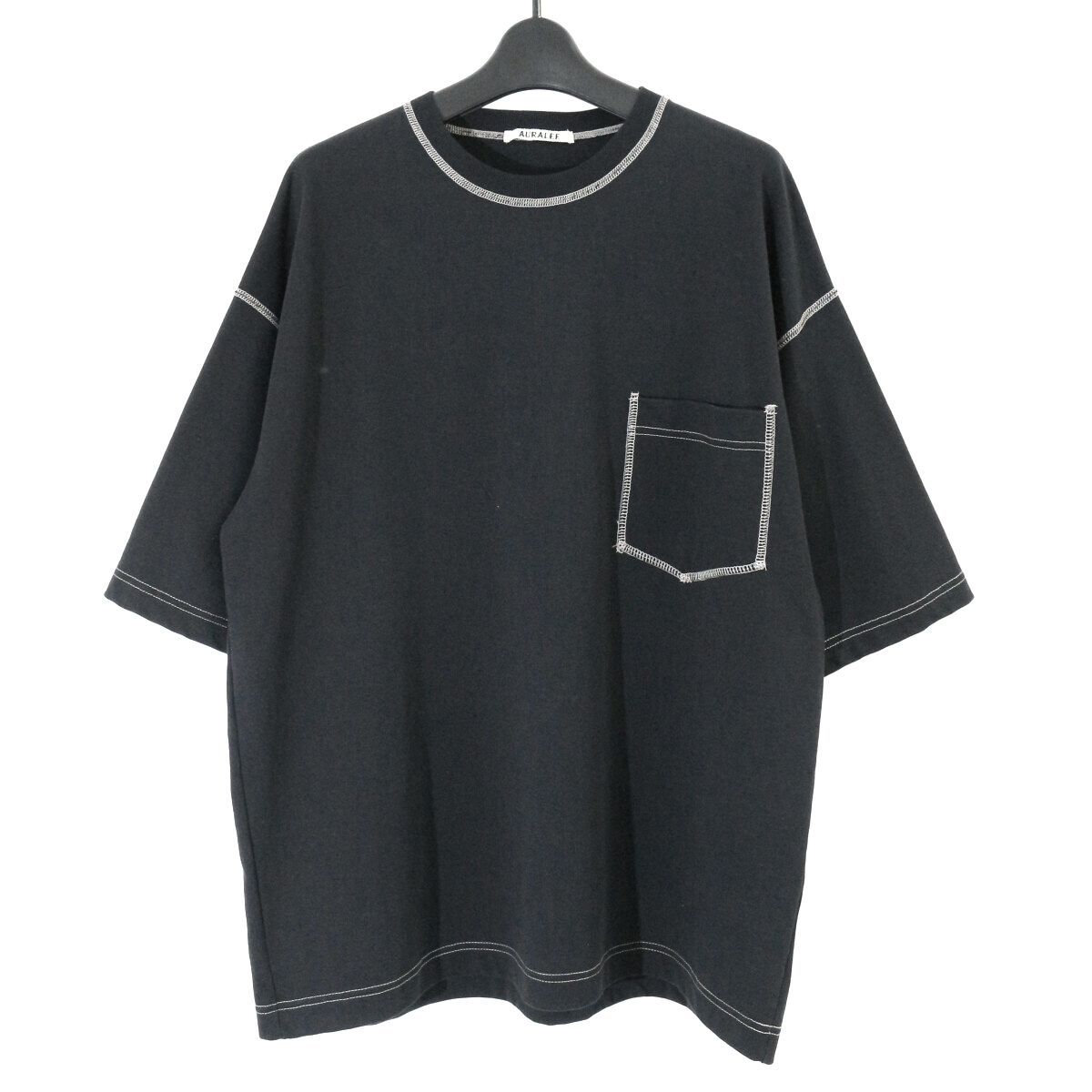 AURALEE オーラリー 22SS HIGH DENSITY ORGANIC COTTON JERSEY BIG TEE 