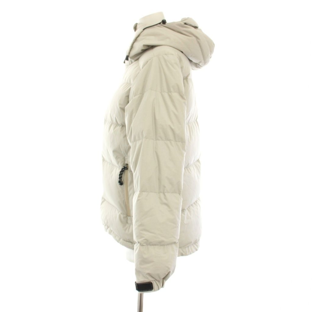 NANGA×アーバンリサーチ ノーカラーダウンジャケット ベージュXL