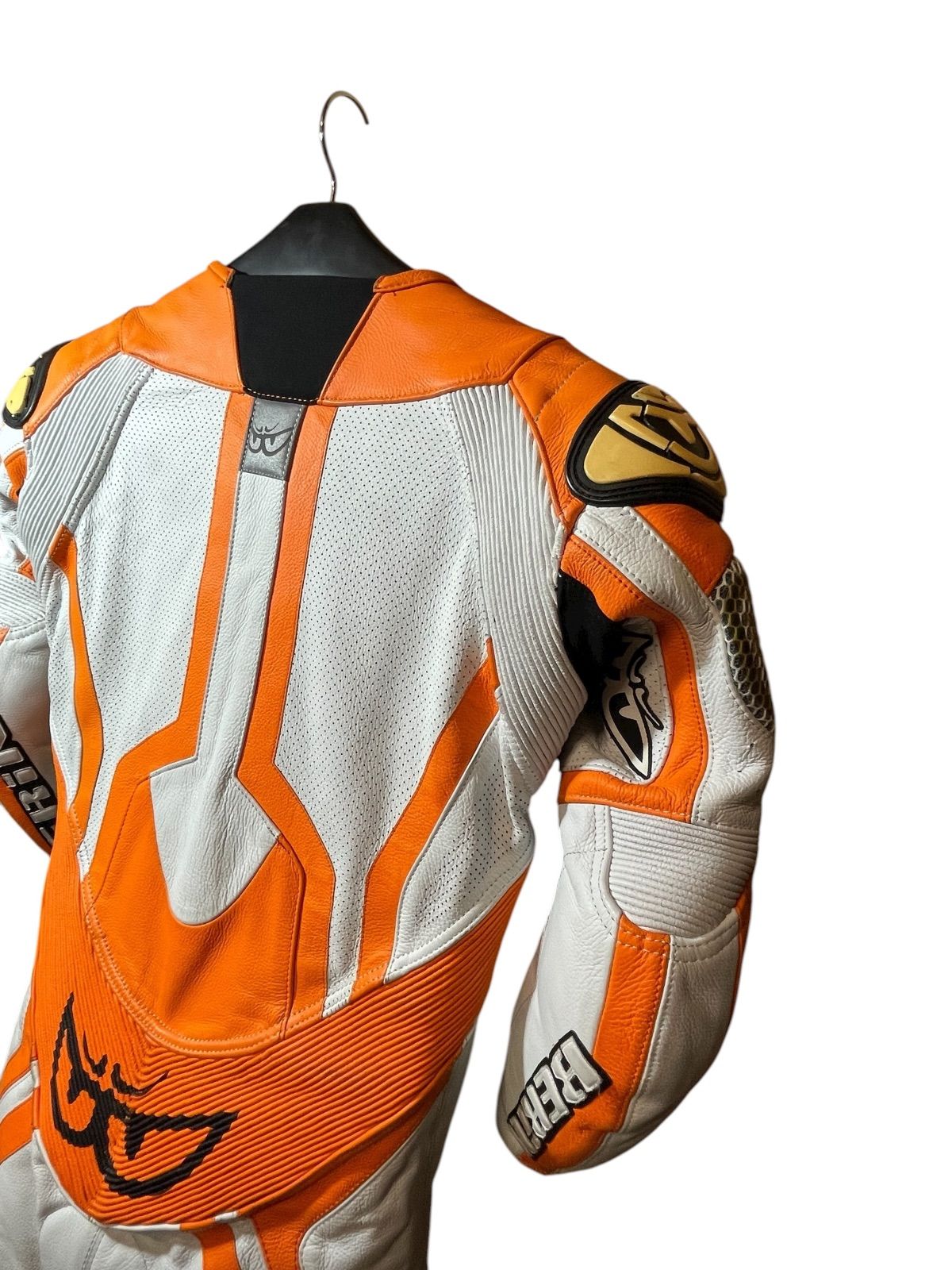 MFJ公認 BERIK ベリック SuperMotard レーシングスーツ 皮ツナギ M