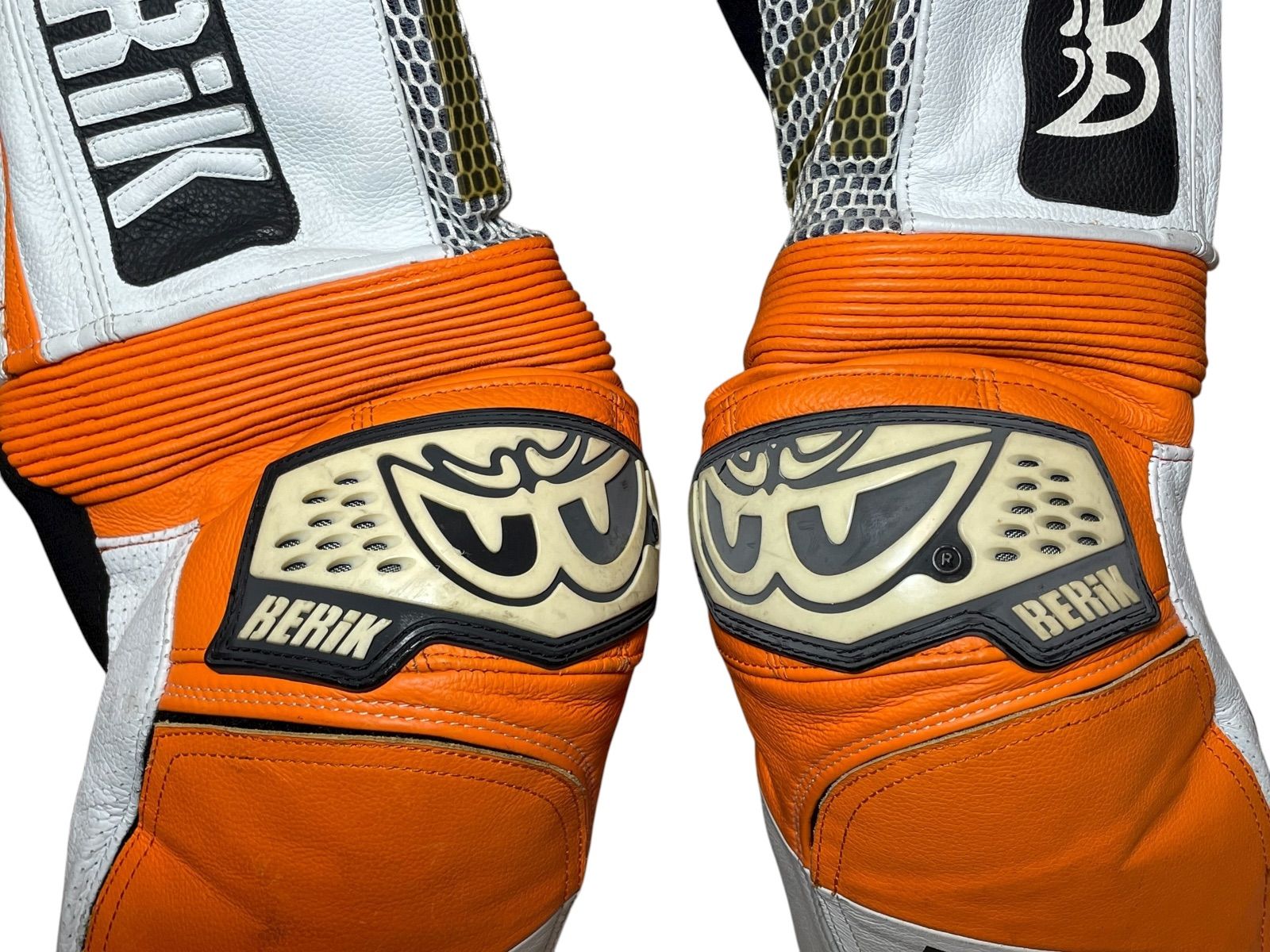 MFJ公認 BERIK ベリック SuperMotard レーシングスーツ 皮ツナギ M