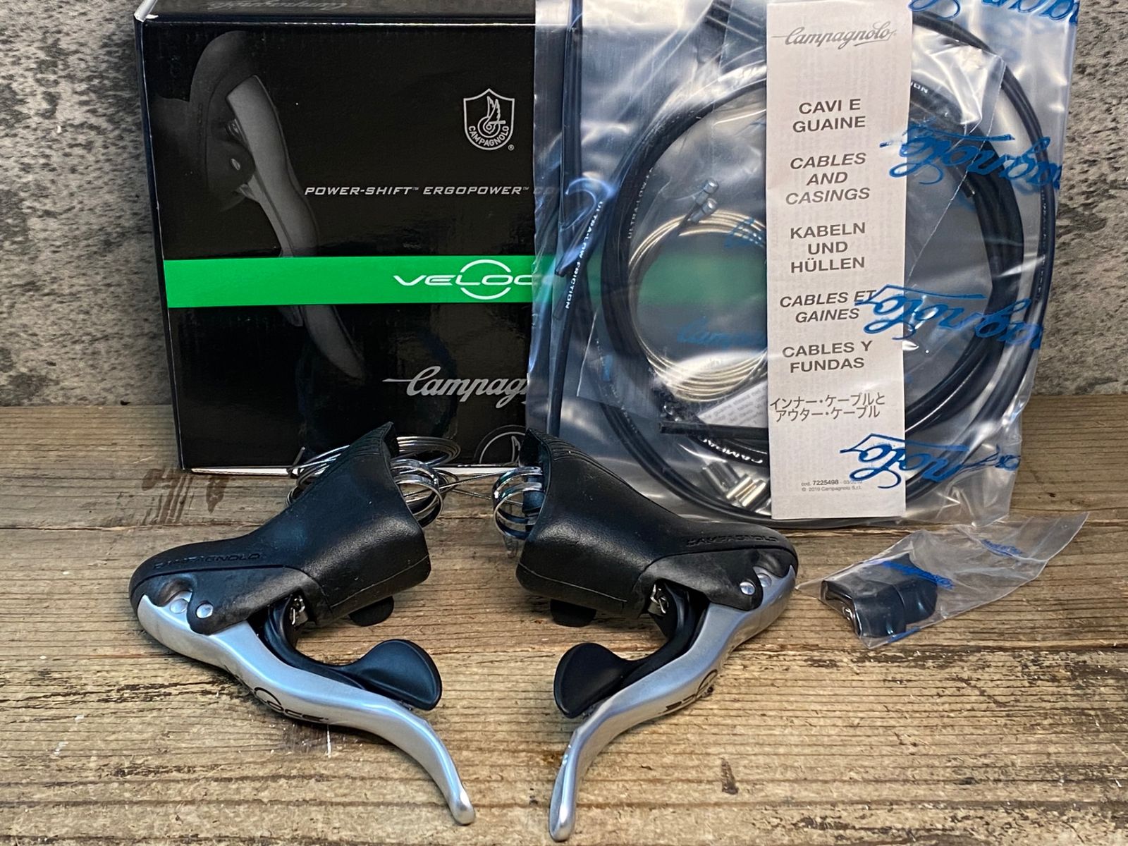 JL 041 カンパニョーロ Campagnolo ベローチェ VELOCE エルゴパワー レバー左右セット パワーシフト