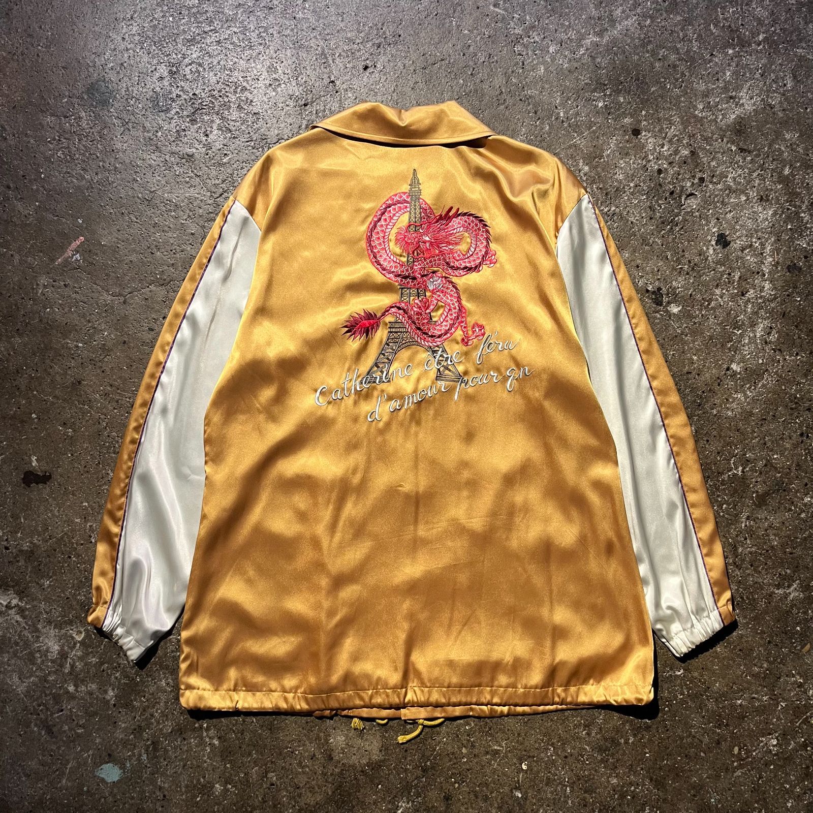 KEITA MARUYAMA 90s スカコーチジャケット 刺繍 スカジャン 龍 1990s ケイタマルヤマ 丸山敬太