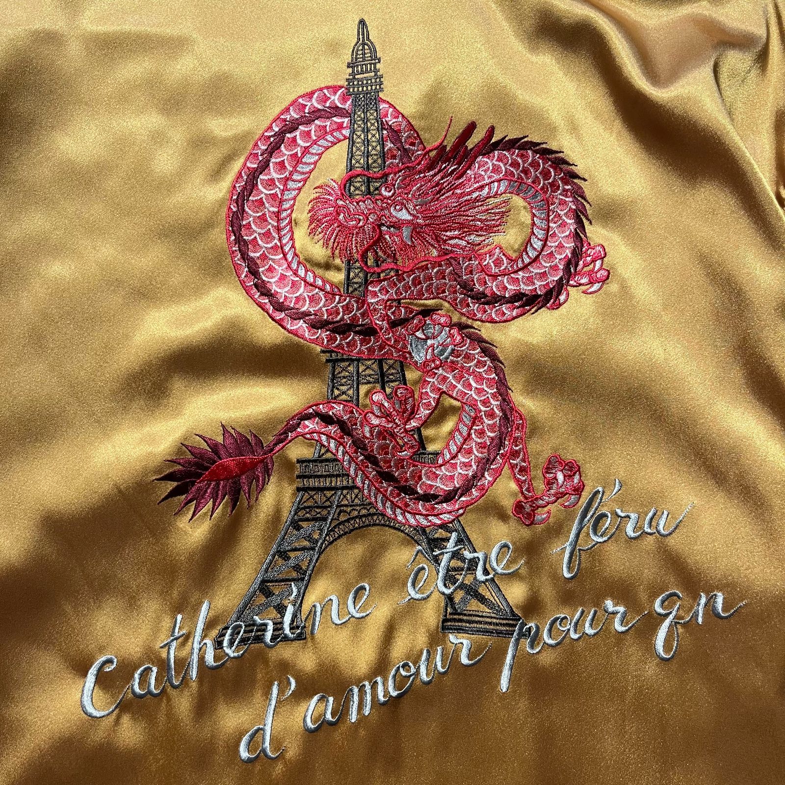 KEITA MARUYAMA 90s スカコーチジャケット 刺繍 スカジャン 龍 1990s ケイタマルヤマ 丸山敬太