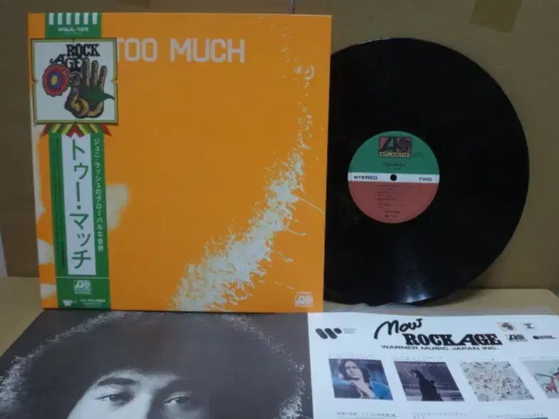 日本 LP 記録 Too Much ー 盤 挿入します 含め