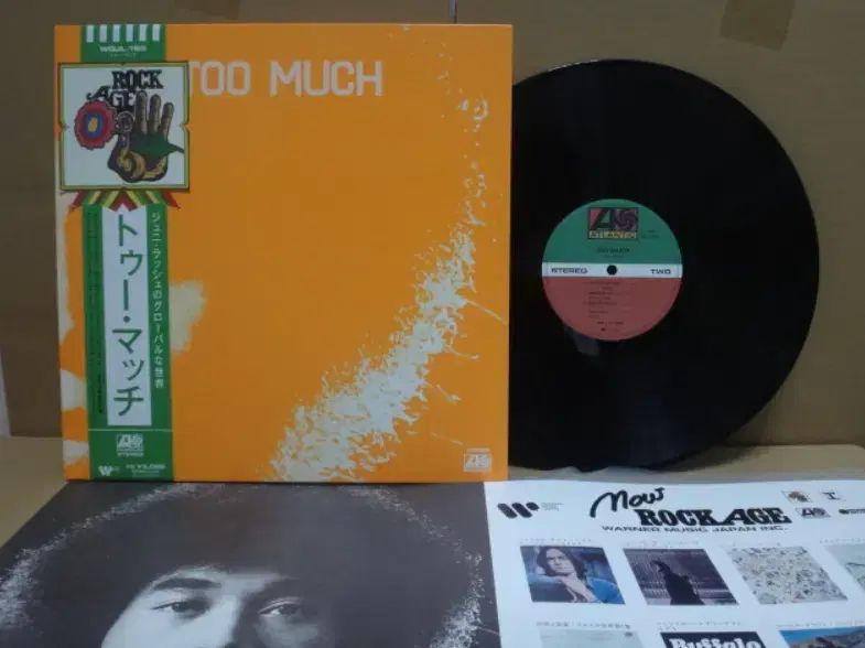 日本 LP 記録 Too Much ー 盤 挿入します 含め