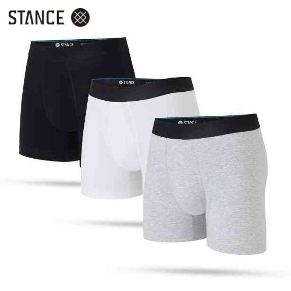 STANCE MENS BOXER BRIEF ボクサーブリーフ 3枚セット パンツ アンダーウェア マルチ 無地 UNDERWEAR 3 PACK Multi スタンス