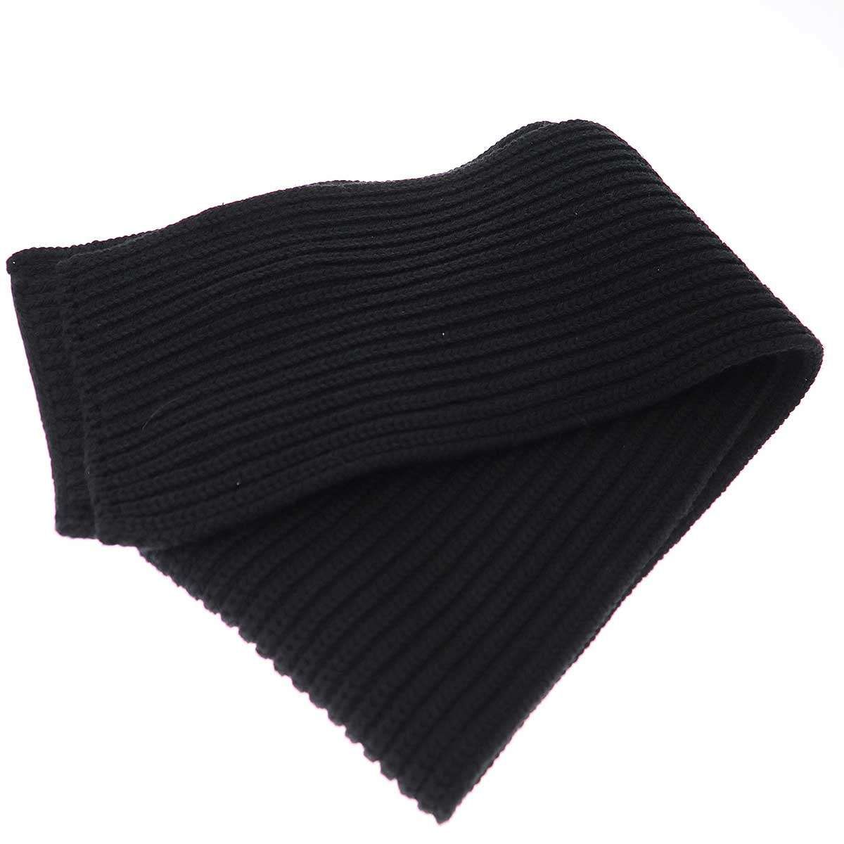 PRADA プラダ RE-NYLON ロゴプレート ウールナイロンマフラー UMS354