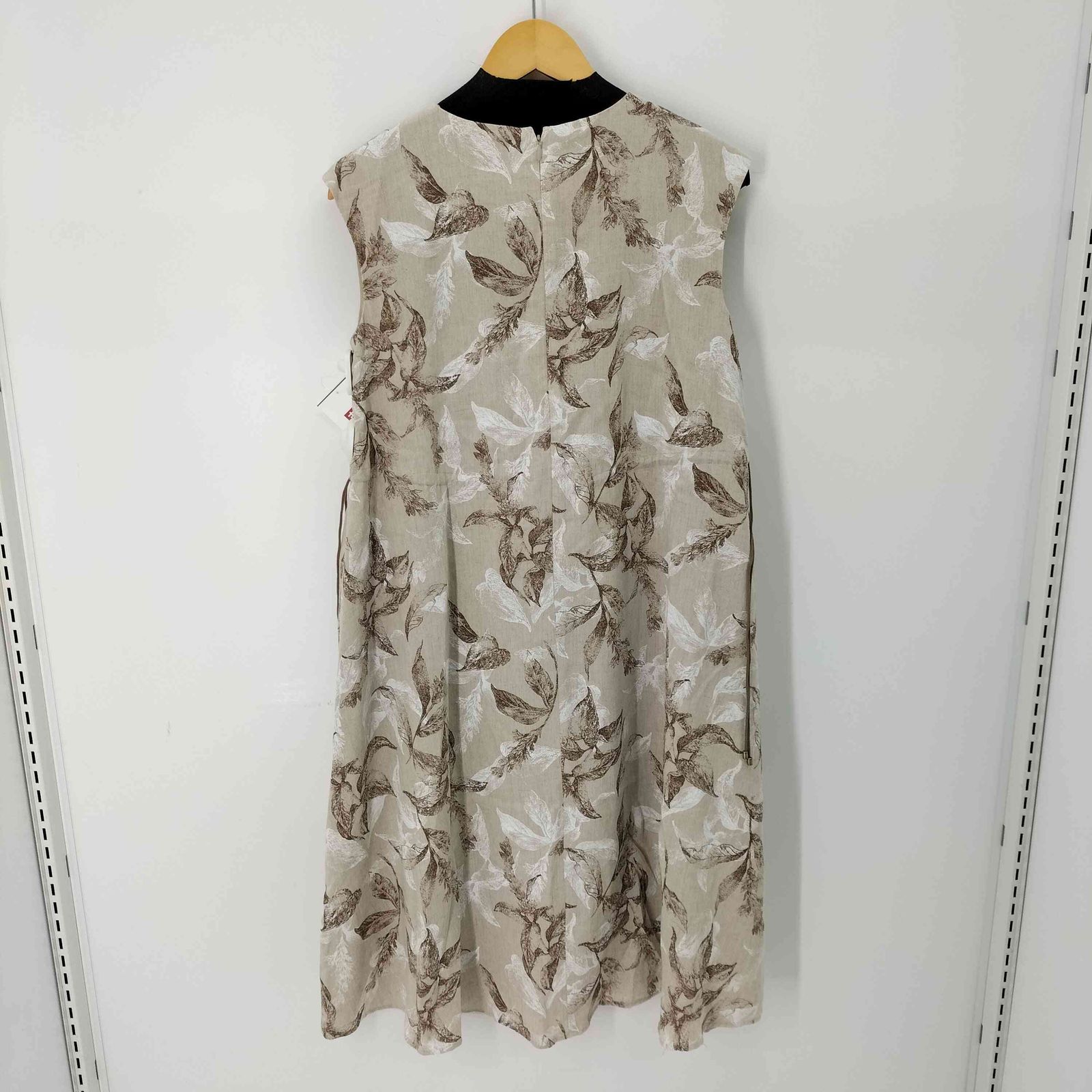 ユーズドフルギ 古着 S. リネンミックスプリントワンピース レディース JPN 36