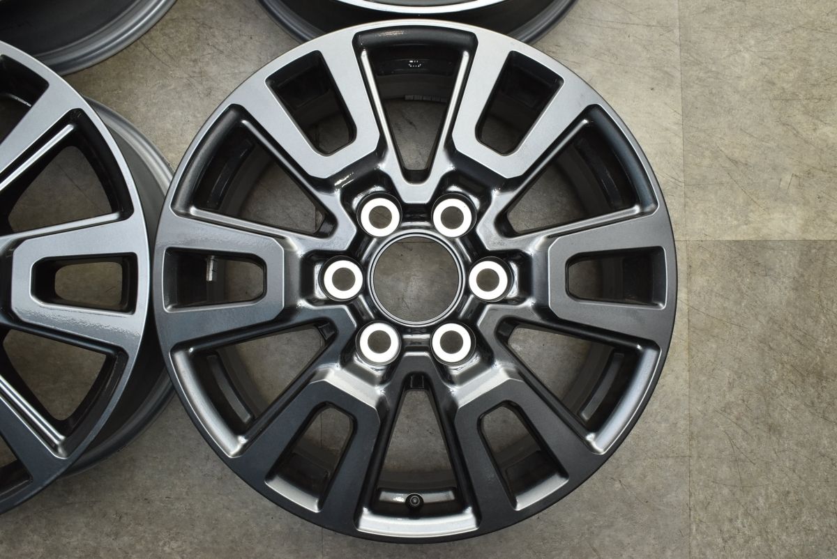  新車外し トヨタ 250 ランドクルーザー 18 in 7 5 J 60 PCD 139 4本 300 レクサス LX 600 70 h 納車外し 18インチ ホイール