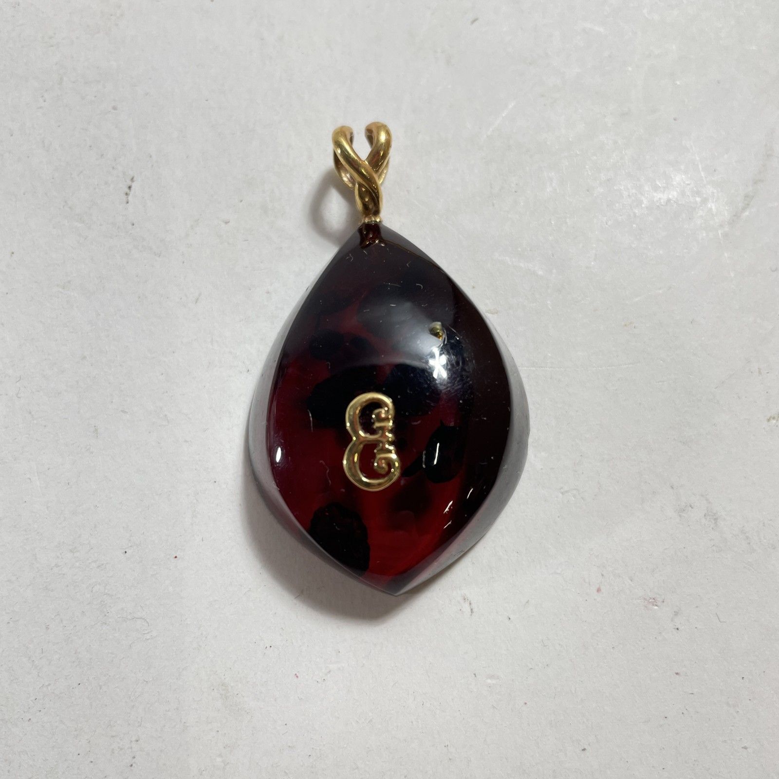 K 18 835 20金 刻印 留め具 バチカン 天然石 ネックレス ペンダントトップ 3点 総重量53.8 g 0.05 kg