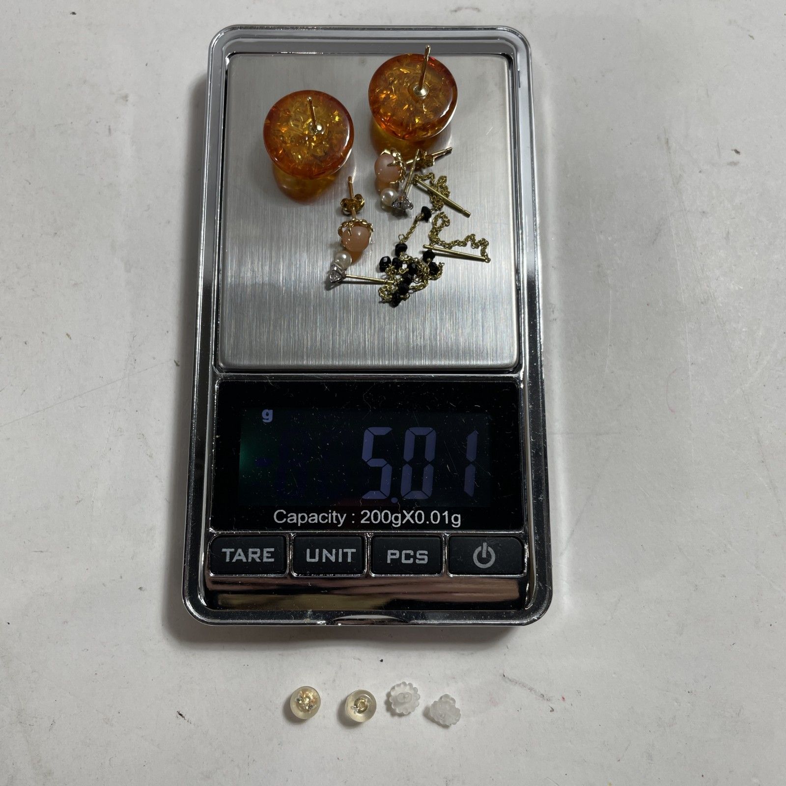 両耳ピアス 4点