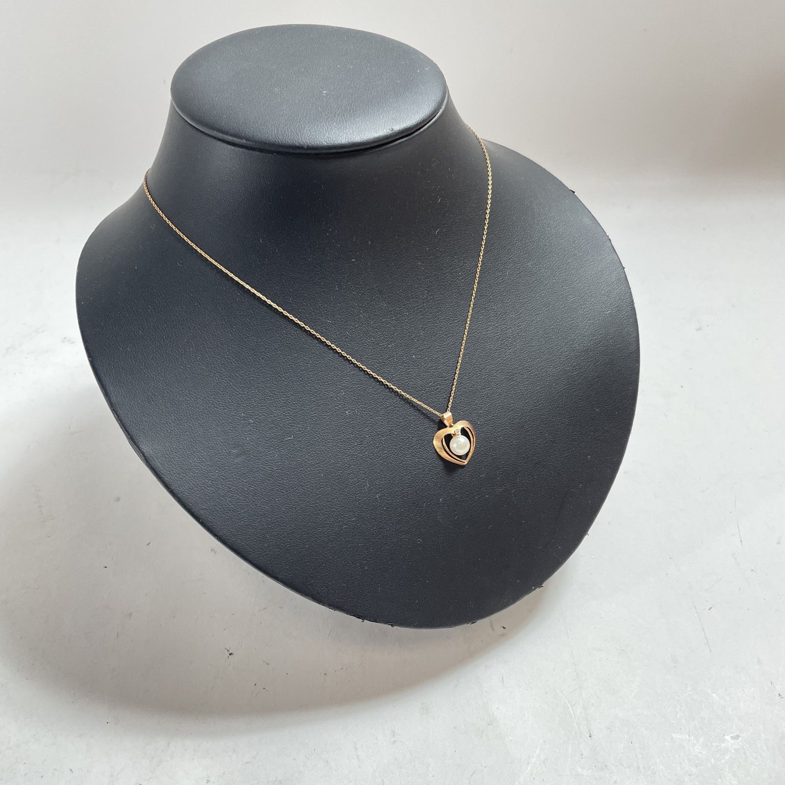 K18 750刻印 18金 ゴールドチェーン - K14刻印 ハートモチーフトップス付き ネックレス 総重量1.82g 現状品 0.001kg