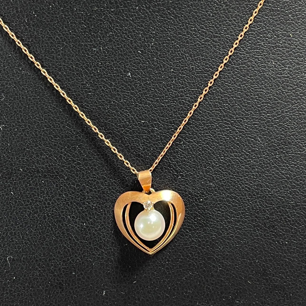 K 18 750刻印 18金 ゴールドチェーン - 14刻印 ハートモチーフトップス付き ネックレス 総重量1.82 g 0.001 kg