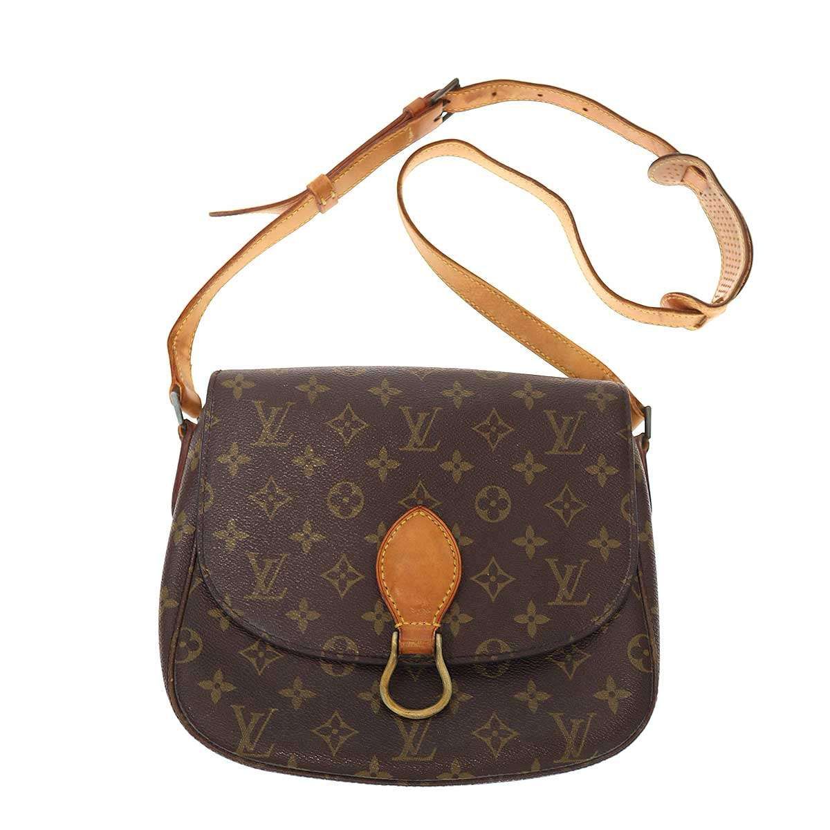 LOUIS VUITTON ルイヴィトン M51242 サンクルーGM モノグラム ショルダーバッグ ブラウン
