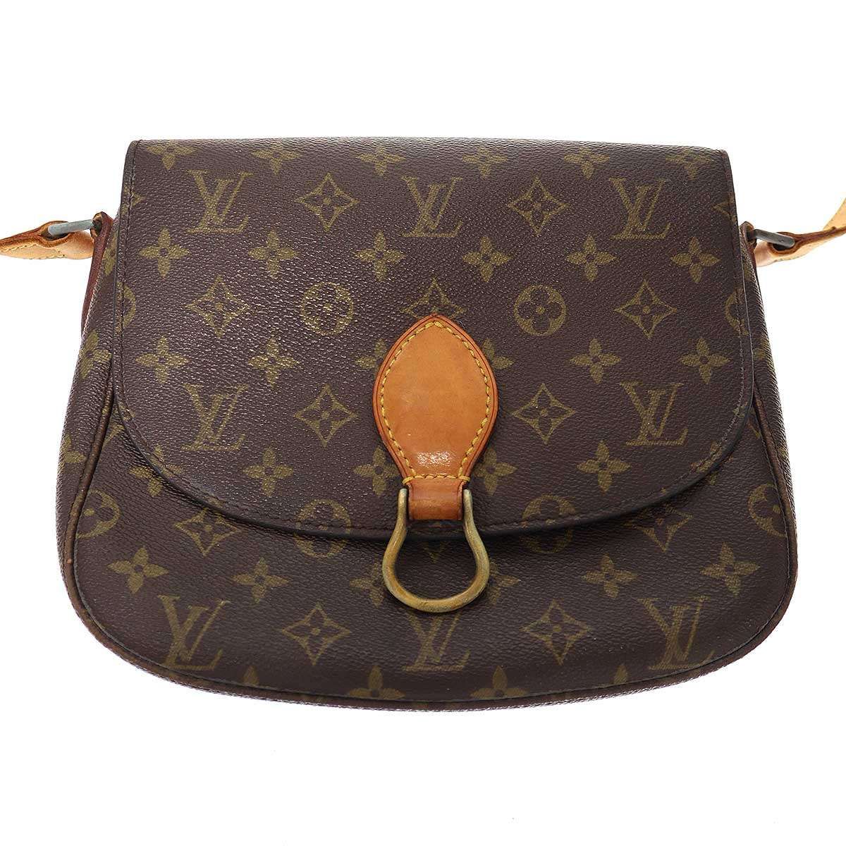 LOUIS VUITTON ルイヴィトン M51242 サンクルーGM モノグラム ショルダーバッグ ブラウン