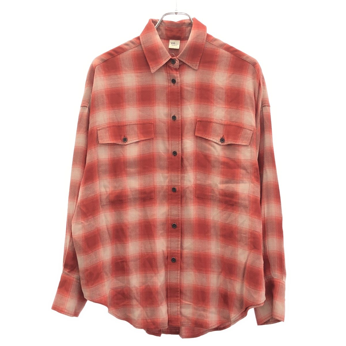 Ron Herman ロンハーマン オンブレチェック レーヨン シャツ Ron Herman ロンハーマン オンブレチェックレーヨンシャツ