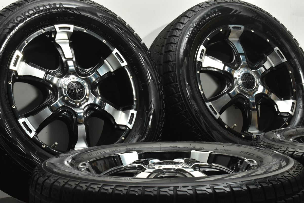 バリ溝 MG マーテルギア ヴァンパイア 18 in 8 J 20 PCD 139 7 ヨコハマ アイスガード G 075 265 60 R プラド ハイラックス サーフ