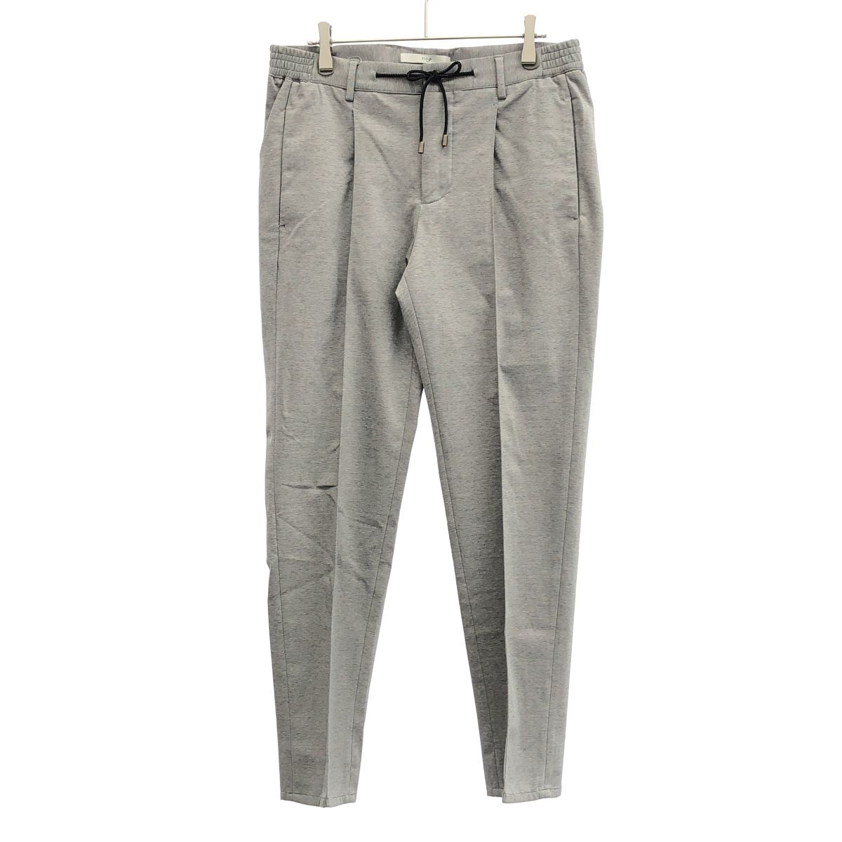 giabsarchivio ジャブスアルキヴィオ ring別注 MASACCIO カルゼジャージー1プリーツパンツ グレー 46