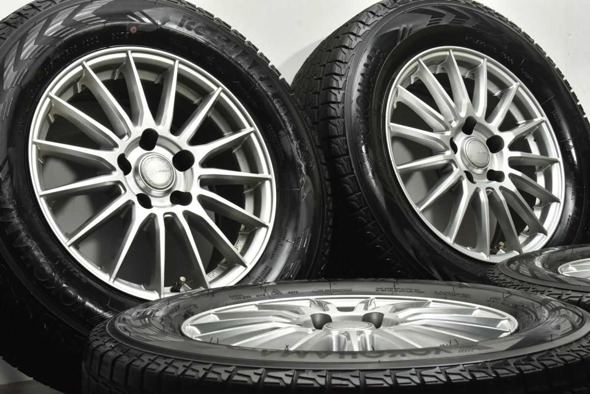 スタッドレス GRASS 16 in 6 5 J 38 PCD 114 3 ヨコハマ アイスガード G 075 215 70 R ハリアー RAV 4 デリカD アウトランダー