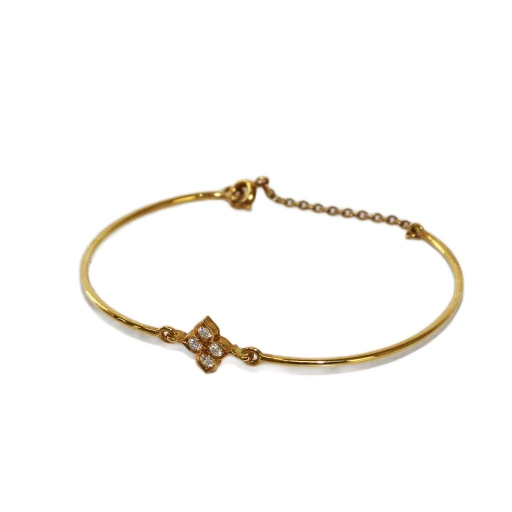 カルティエ Cartier ヒンドゥー ブレスレット ダイヤモンド K 18 イエローゴールド KH OH