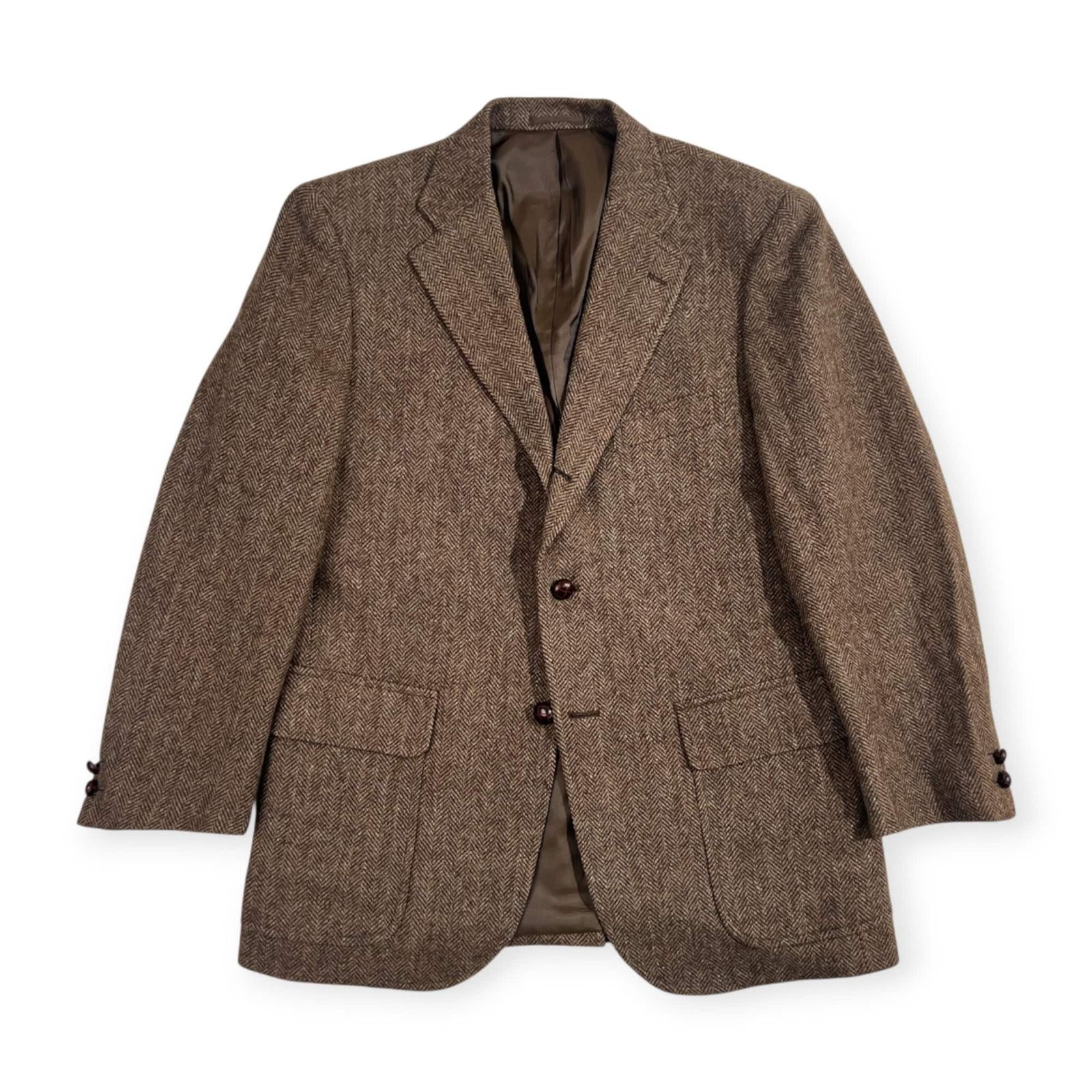 J.PRESS ジェイプレス AUTHENTIC MODEL くるみボタン ヘリンボーン