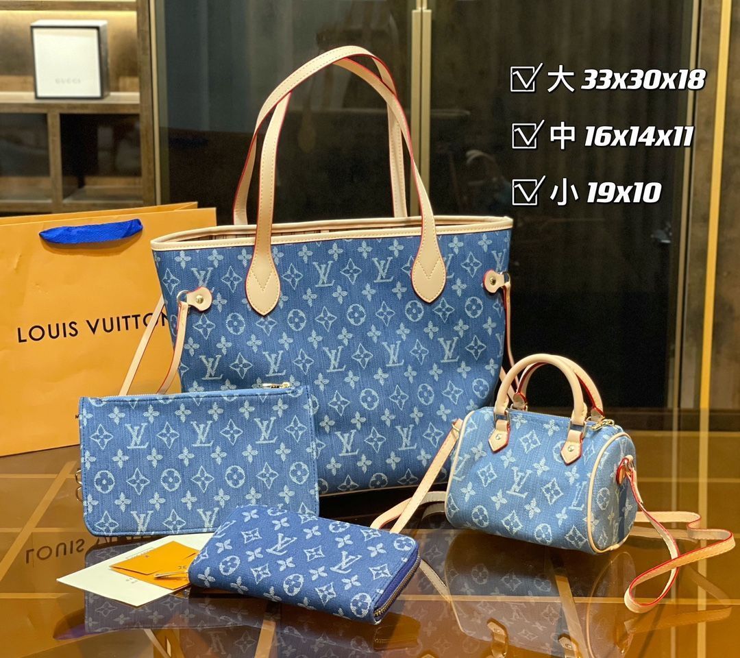 魅力 LOUIS VUITTON ルイヴィトン トートバッグ ハンドバッグ 財布 3点