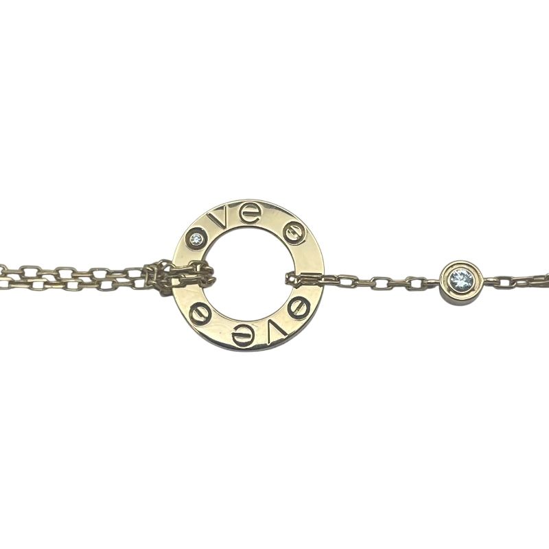 カルティエ Cartier ラブサークルブレスレット ゴールド Au 750 ダイヤモンド ジュエリー