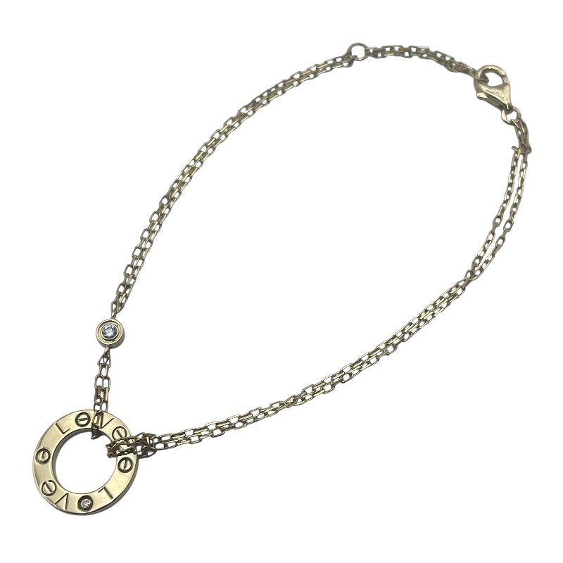 カルティエ Cartier ラブサークルブレスレット ゴールド Au750 ダイヤモンド ジュエリー