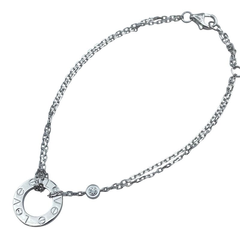 カルティエ Cartier サブサークルブレスレット ホワイトゴールド 750 ダイヤモンド ジュエリー
