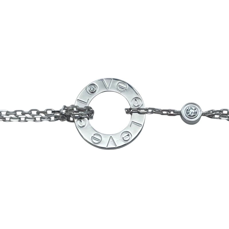 カルティエ Cartier サブサークルブレスレット ホワイトゴールド 750 ダイヤモンド ジュエリー