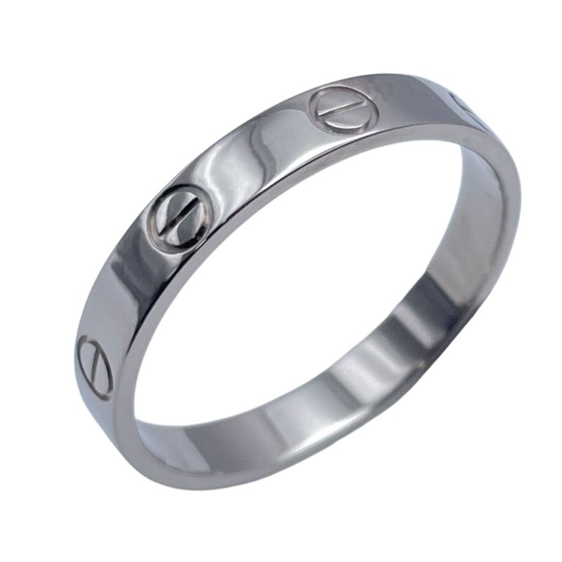 カルティエ Cartier ミニラブリング ホワイトゴールド Au750 ジュエリー