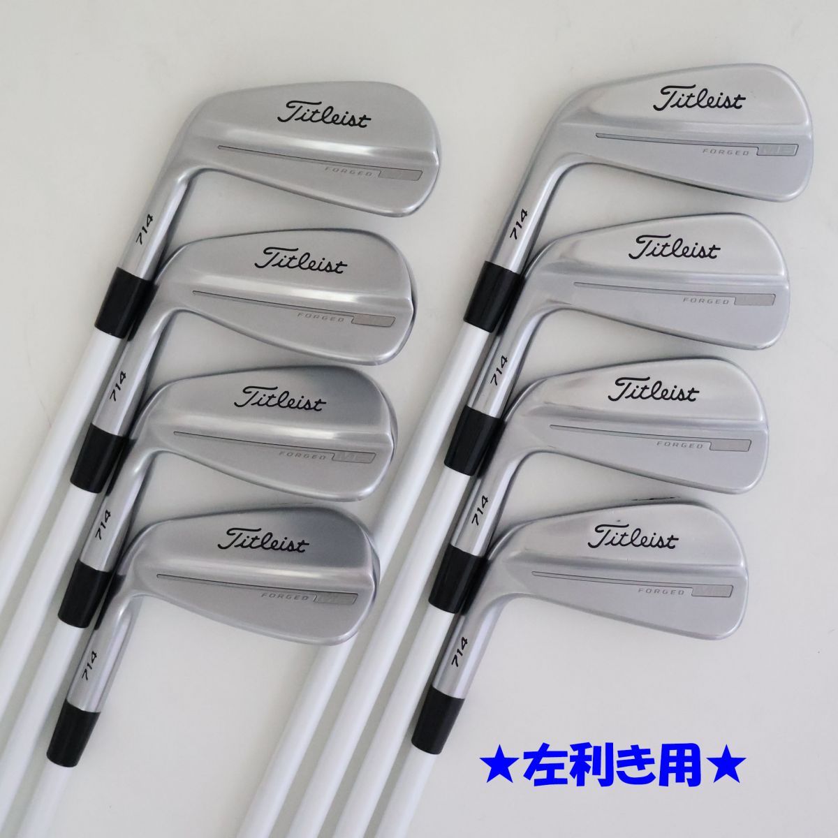 訳有 左利き用 タイトリスト 714 MBアイアン 2014年モデル 8本セット KBS TOUR CUSTOM SERIES VOX AMERICAN FLAGS 82829