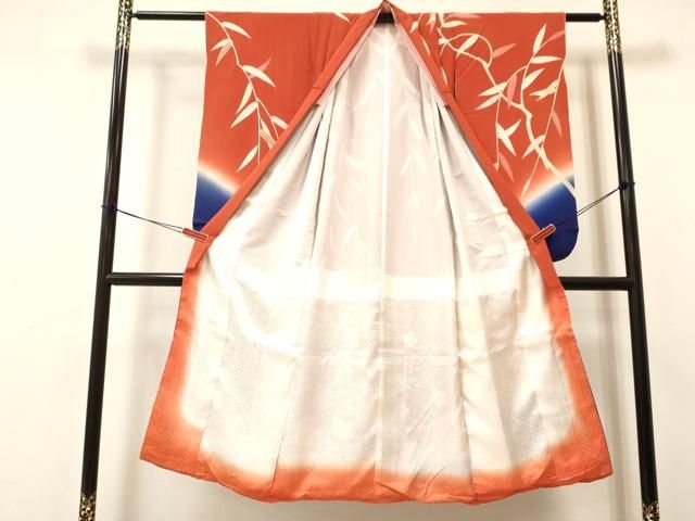 412ag60,小物類付き□七五三 七歳 女児 着物&袋帯&長襦袢 毬 枝垂れ桜 406ag60着物のみ□七五三 七歳 女児 着物&袋帯&長襦袢 総絞り風 青