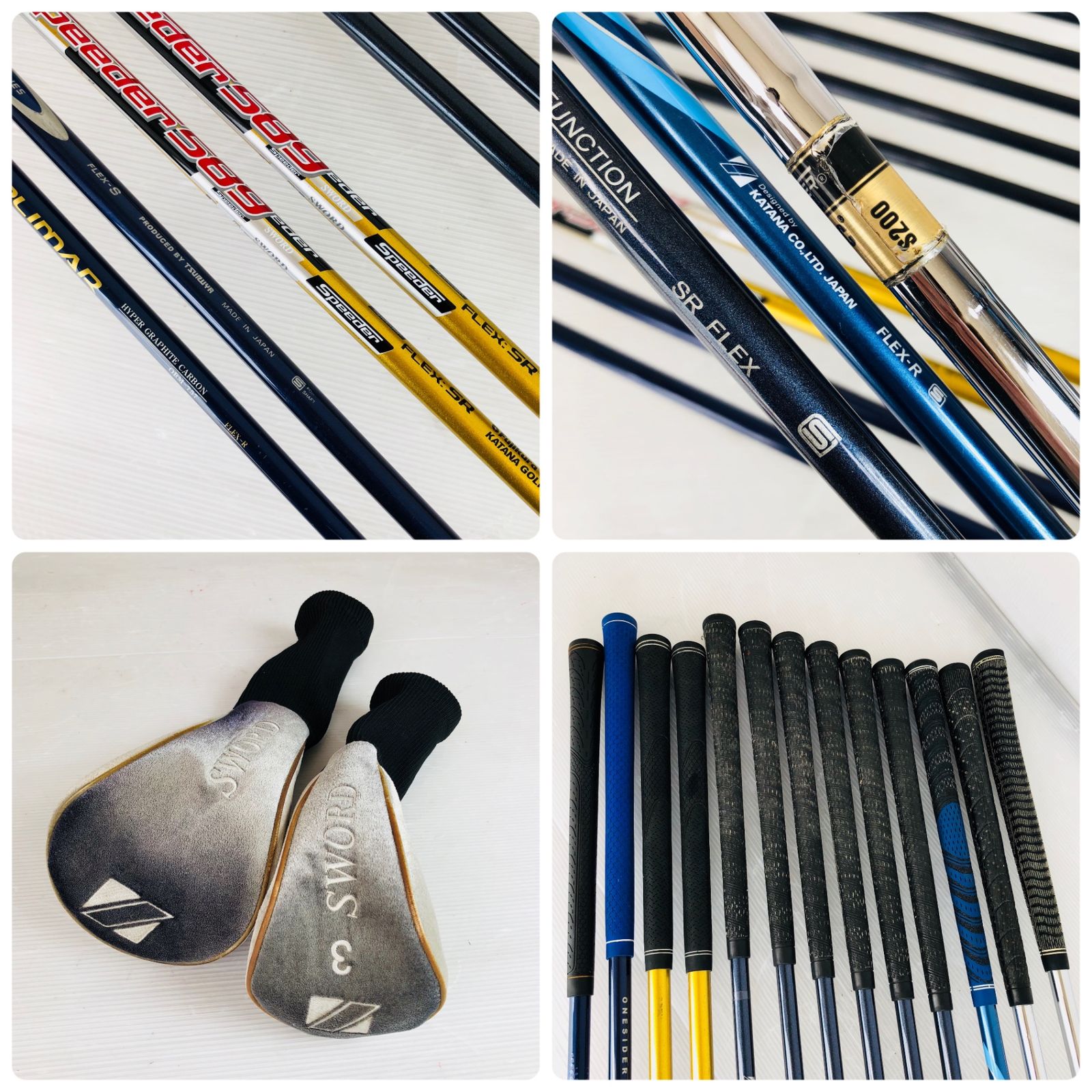 豪華 13本 KATANA カタナ SWORD ソード メンズ ゴルフ クラブ セット