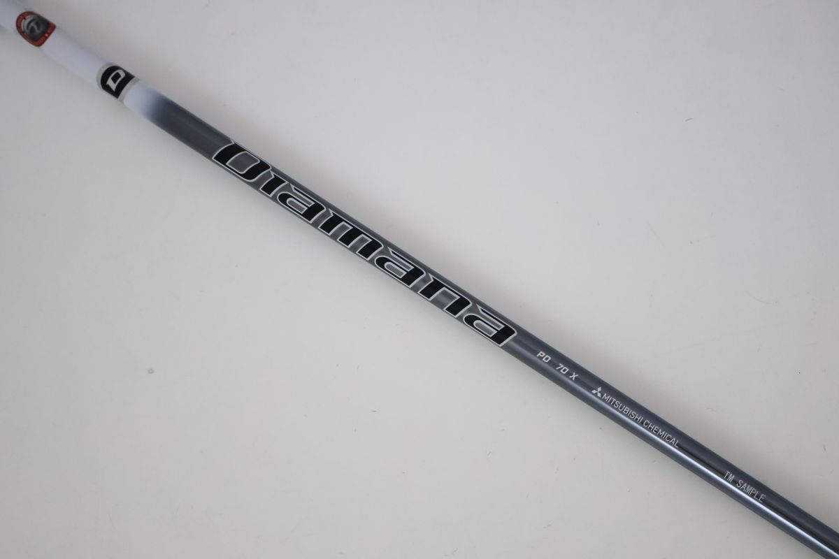 （希少）ディアマナPD70X テーラーメイドスリーブ付　ドライバー用 ○訳有激安！テーラーメイド ドライバー用スリーブ付き！三菱ケミカル