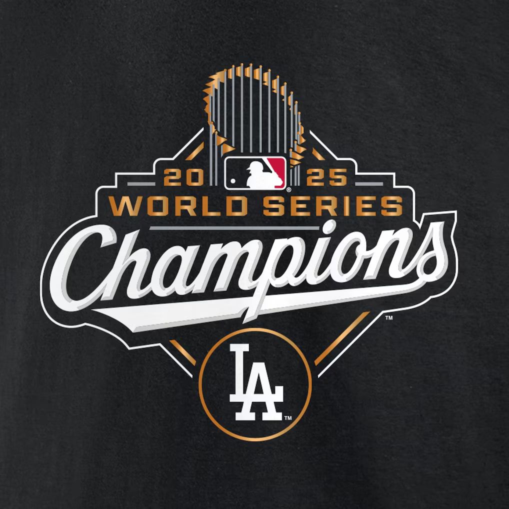 MLB ワールドシリーズ 2025 優勝記念 ドジャース チャンピオン 大谷翔平 ネーム＆ナンバー Tシャツ Ｌサイズ