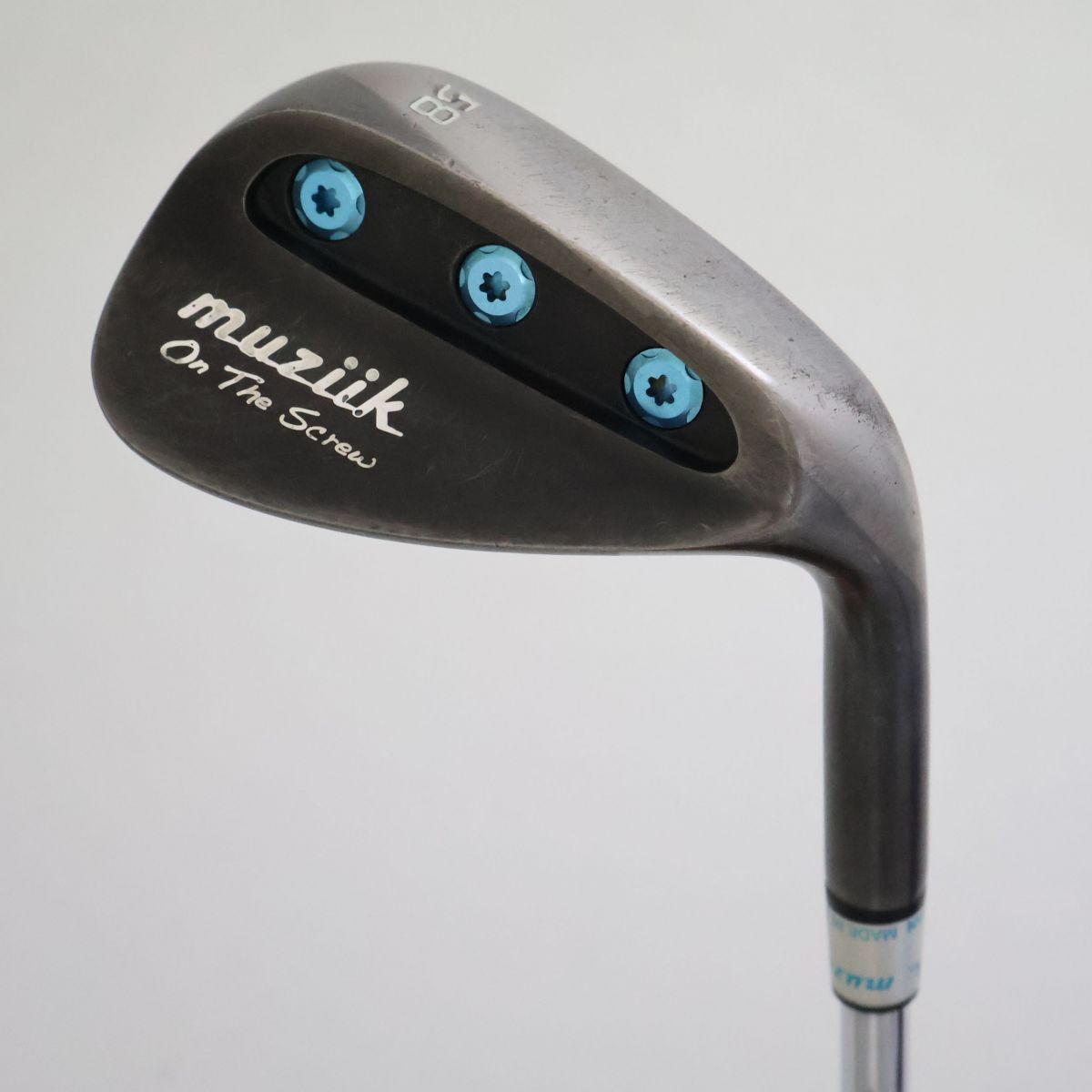 訳有 Muziik ムジーク On The Screw オンザスクリュー ウェッジ QPQ仕上げ 58° NS PROスチール 82822