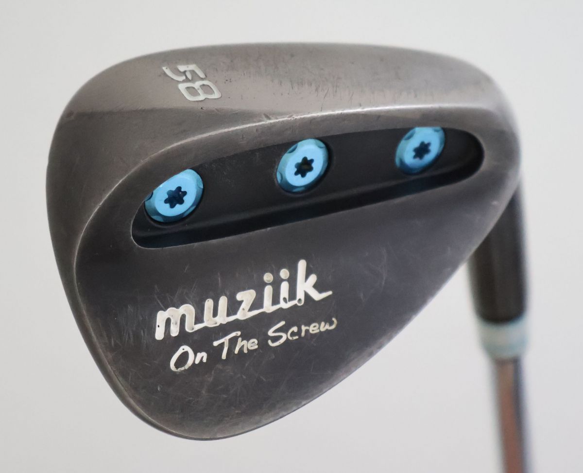 訳有 Muziik ムジーク On The Screw オンザスクリュー ウェッジ QPQ仕上げ 58° NS PROスチール 82822