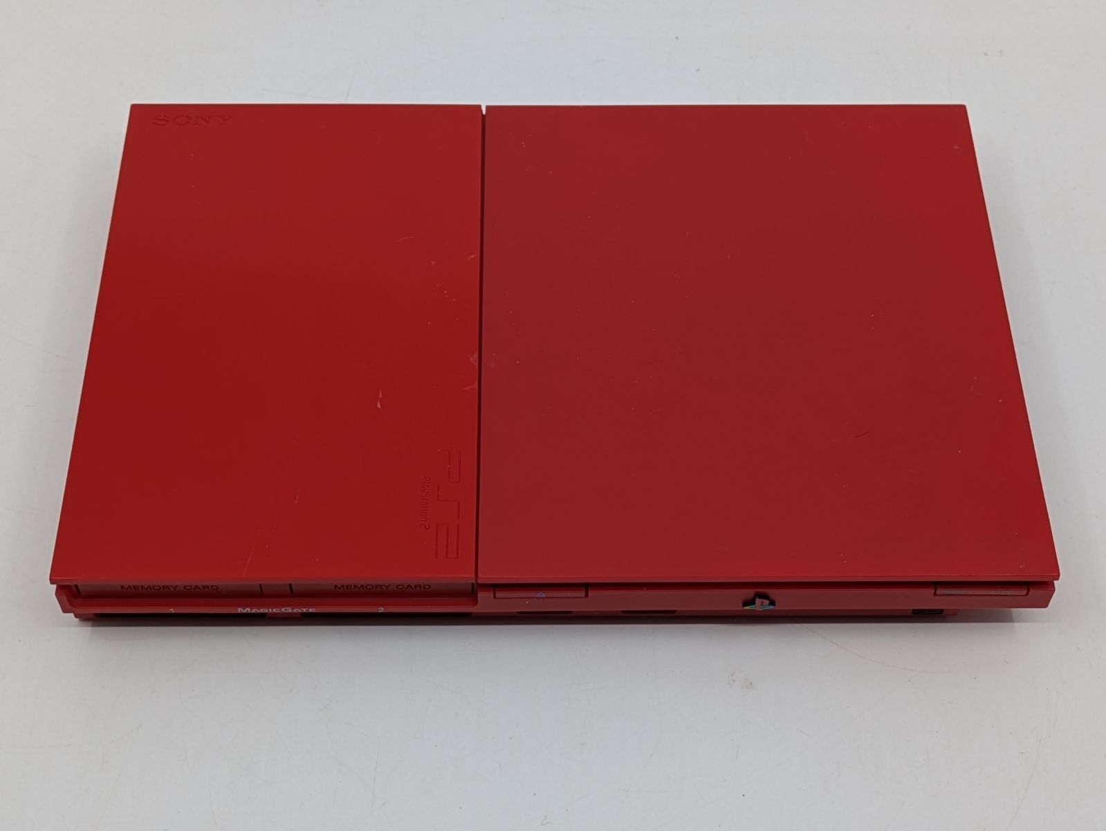 Sony PlayStation 2 PS 本体 シナバーレッド SCPH 90000 コントローラー付