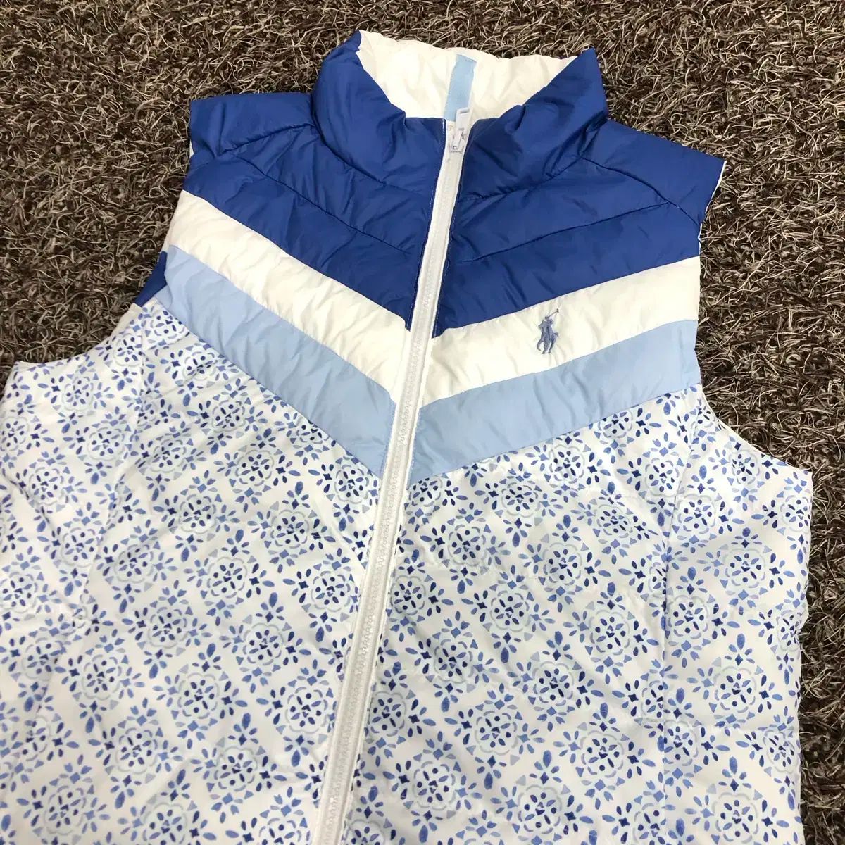 S ポロラルフローレン リバーシブル キルティング ダウン ベスト