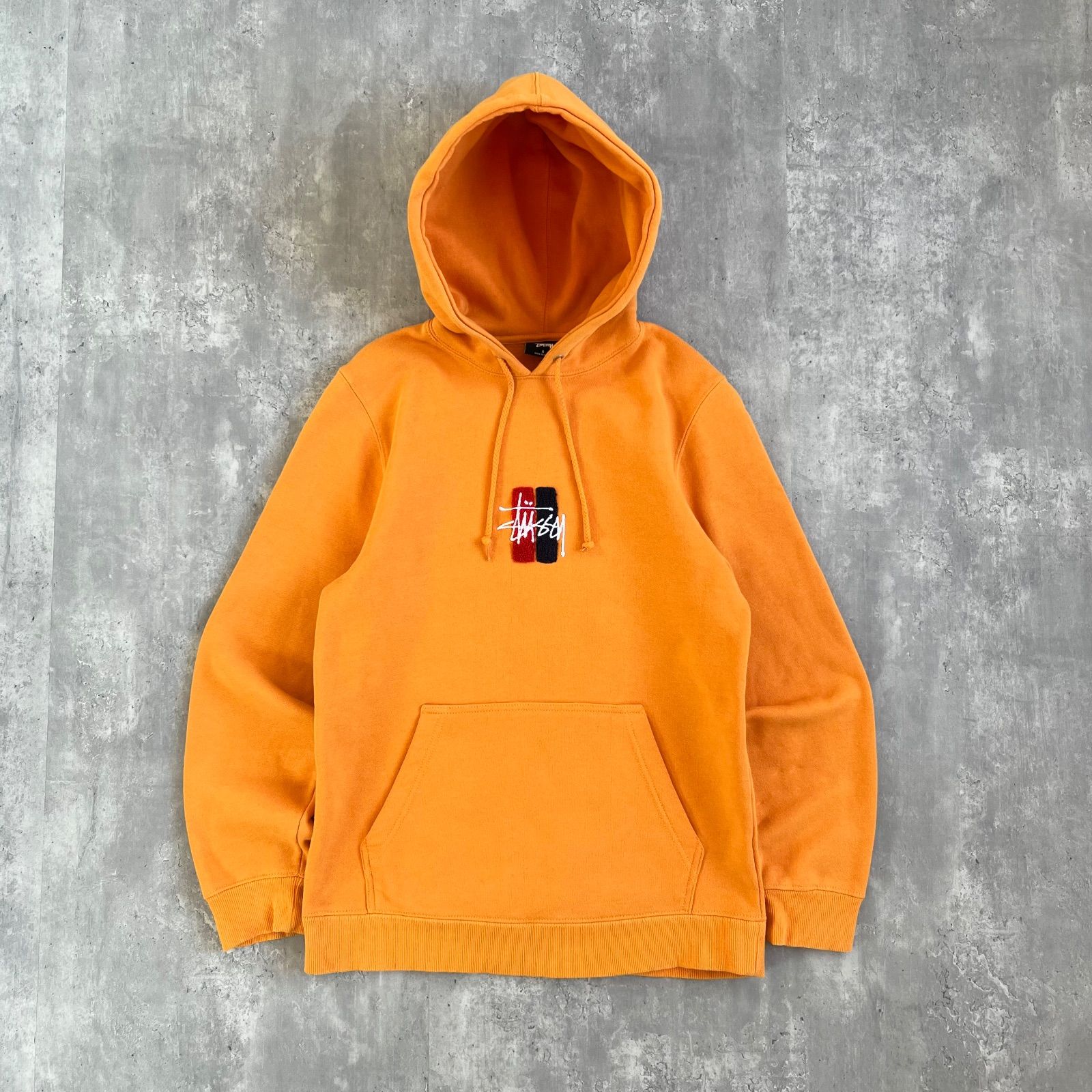Stussy プルオーバーパーカー オレンジ | ヤマダウェブコム