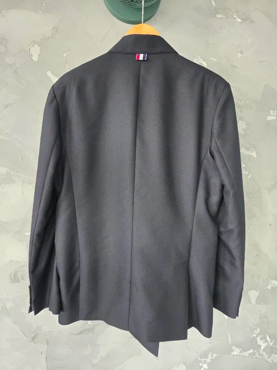 トム ブラウン ネイビー ダブル ブレスト ジャケット 実寸 105 ゴールド